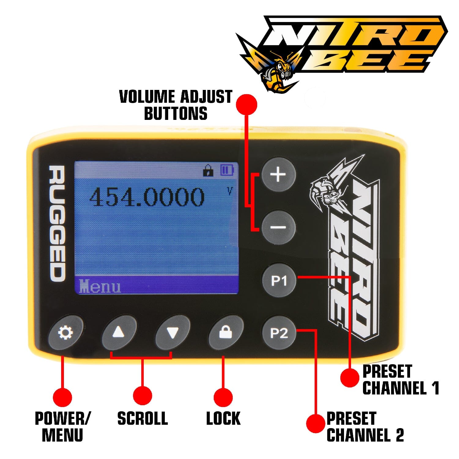 Nitro Bee Xtreme UHF Race Receiver Throttle Therapy Nation
