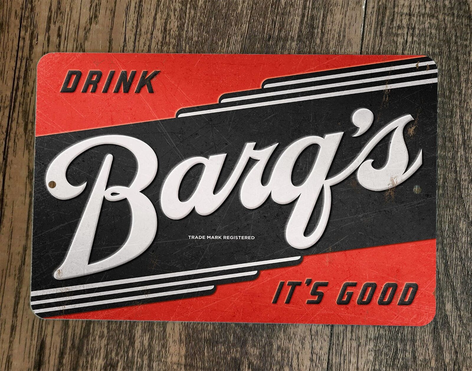 Drink Barqs Its Good Vintage Look Root Beer 8x12 Metal Wall Sign Poster Sign Junky