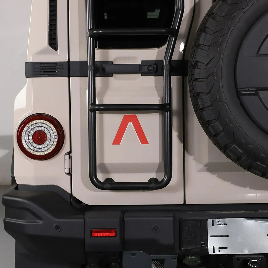Emergency Reflective Lambda Rear Tailgate Overlay - 2024+ Grenadier StickerFab