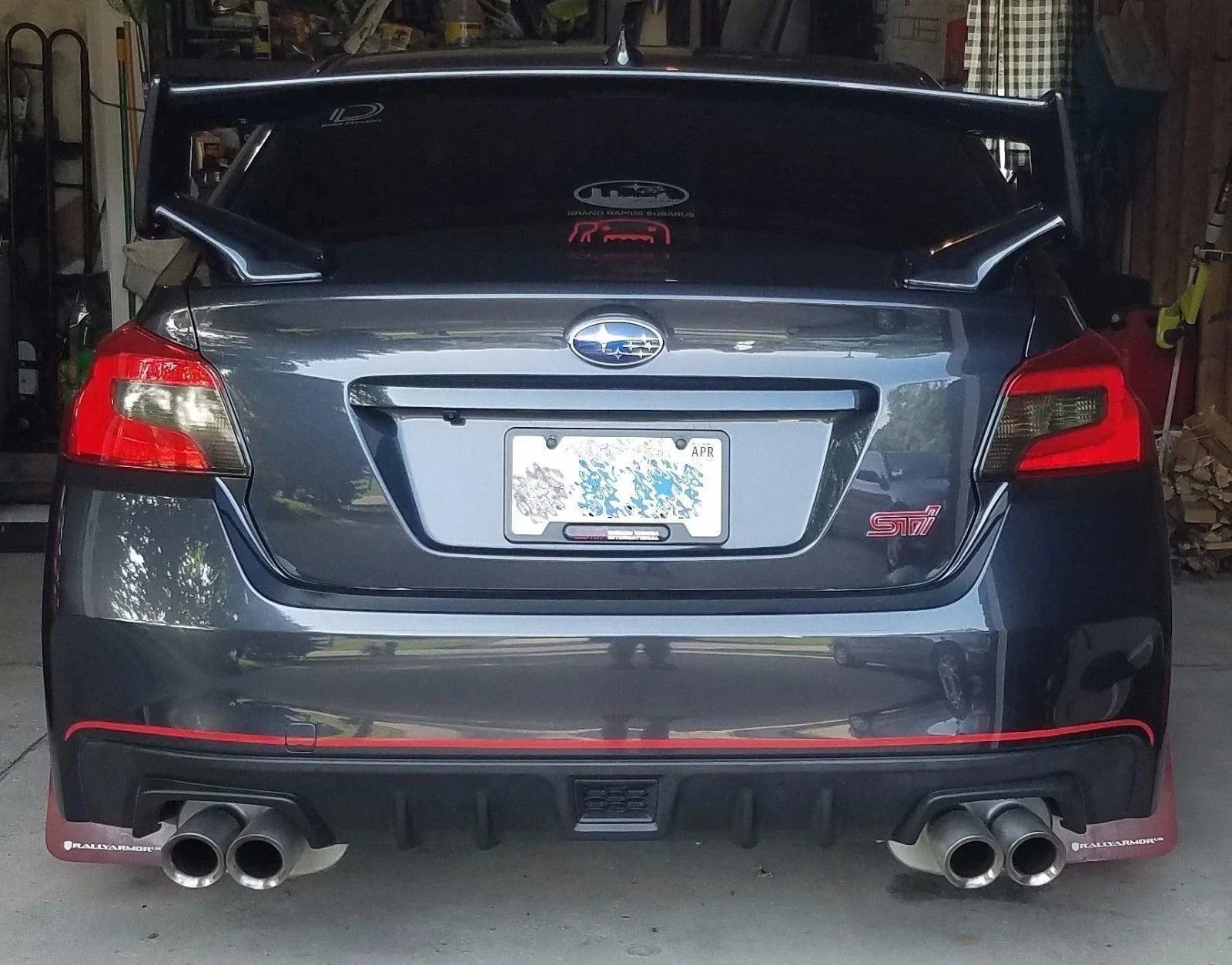 S207 JDM Style Rear Bumper Pinstripe fits 2015-2021 WRX / STI StickerFab