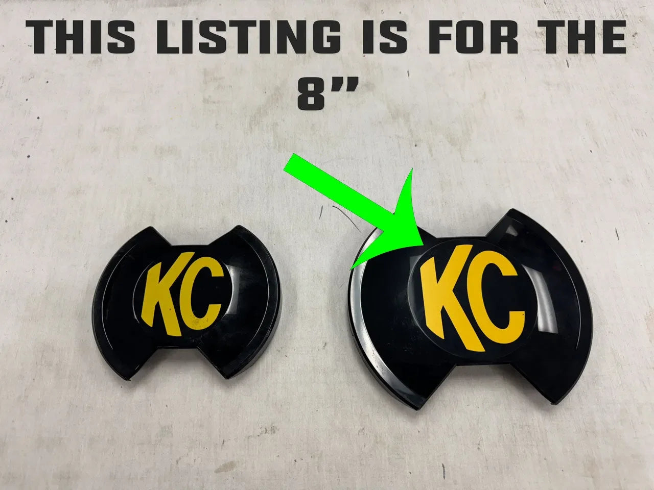 KC HiLITES 8" SlimLite LED Cover Overlays - Universal StickerFab