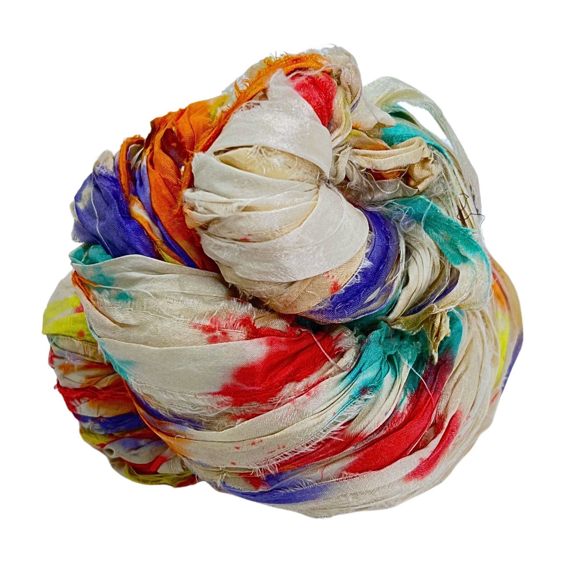 Artisan Recycled Sari Ribbon – Sari Treasures in Every Strand Darn Good Yarn