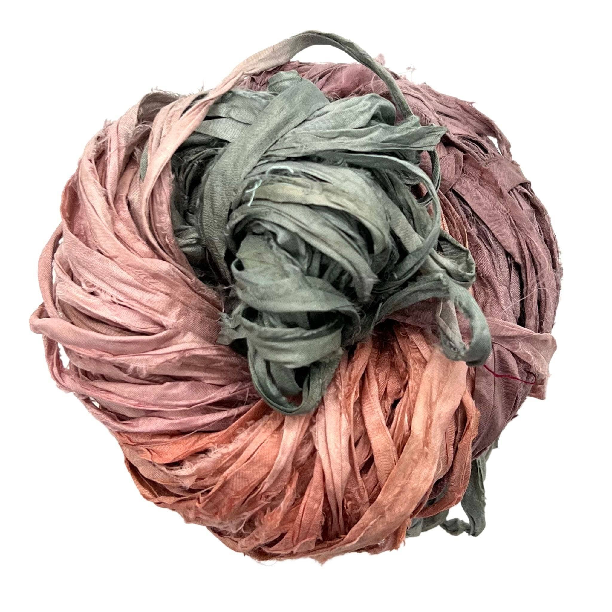 Artisan Recycled Sari Ribbon – Sari Treasures in Every Strand Darn Good Yarn