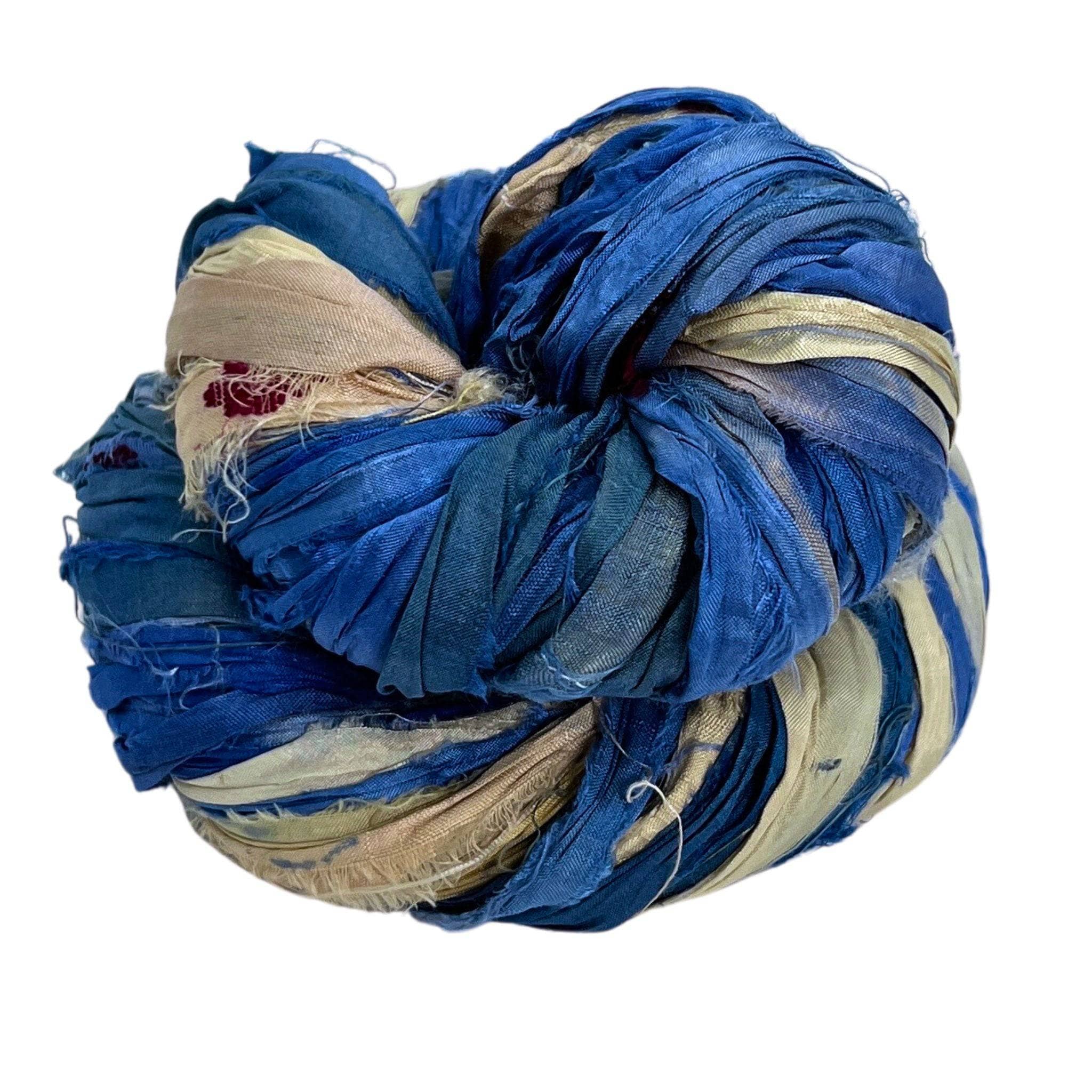 Artisan Recycled Sari Ribbon – Sari Treasures in Every Strand Darn Good Yarn