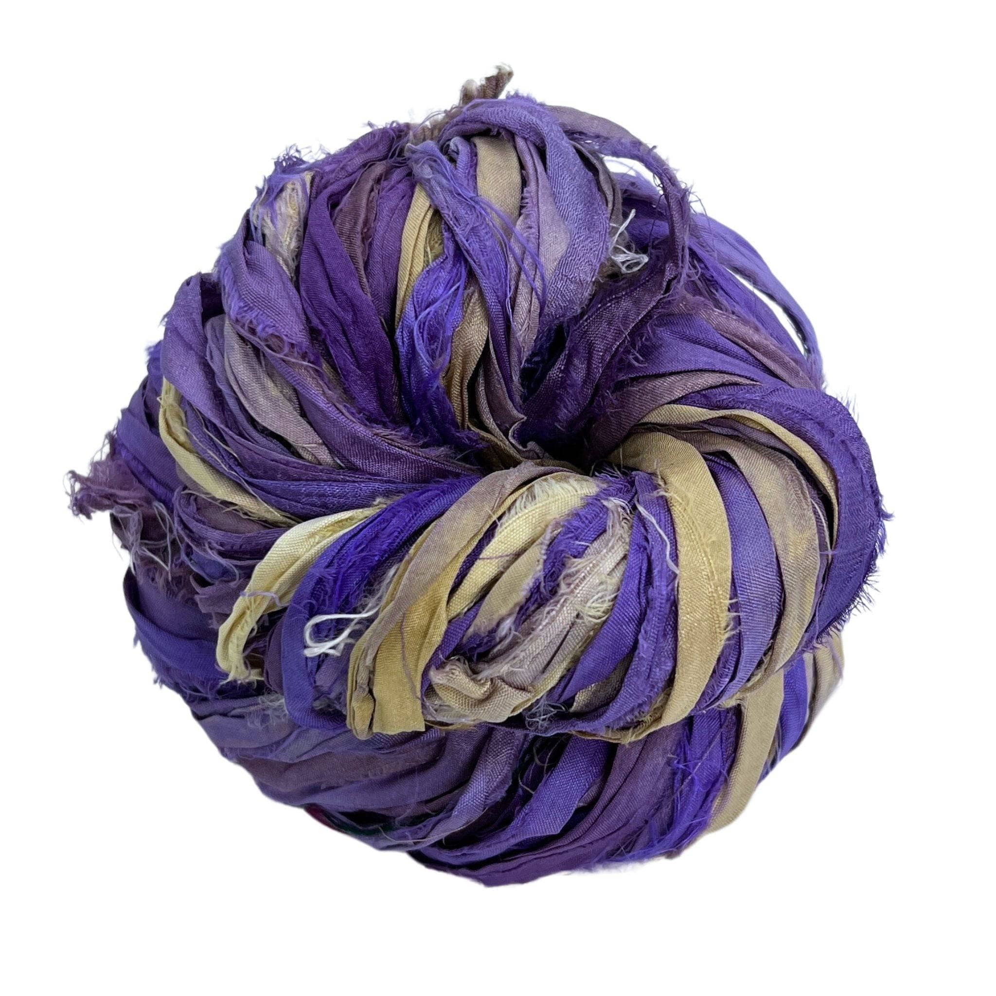 Artisan Recycled Sari Ribbon – Sari Treasures in Every Strand Darn Good Yarn