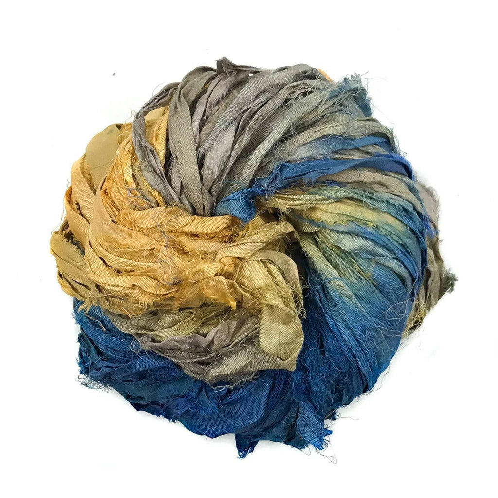 Artisan Recycled Sari Ribbon – Sari Treasures in Every Strand Darn Good Yarn