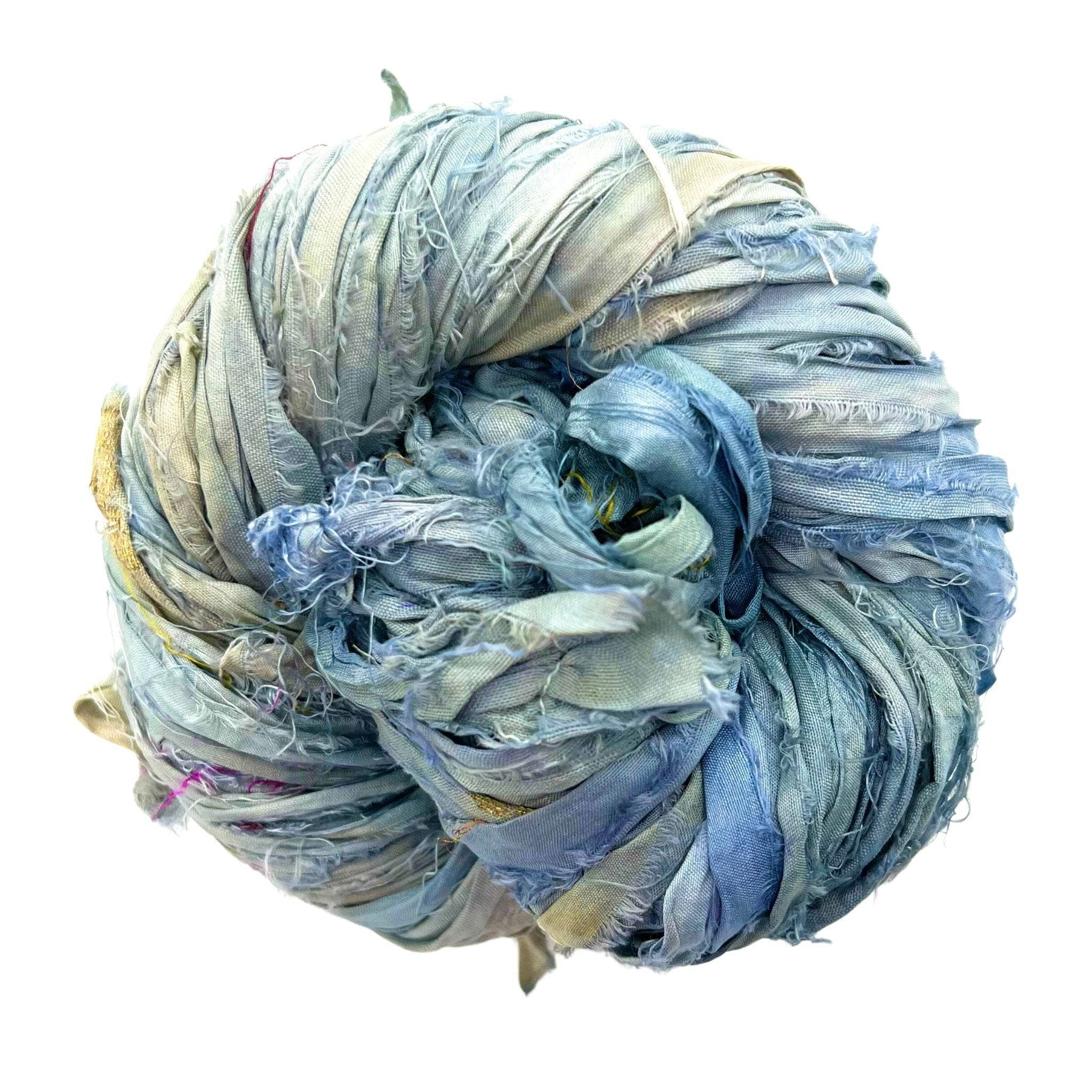 Artisan Recycled Sari Ribbon – Sari Treasures in Every Strand Darn Good Yarn