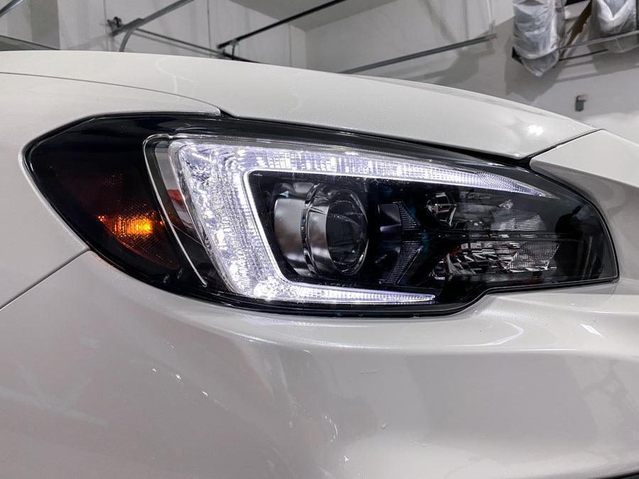 Smoked or Black Out Headlight Overlays V2 - 2015-2021 WRX / STI StickerFab