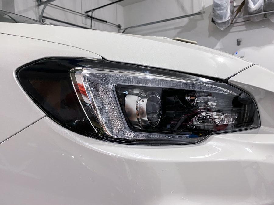 Smoked or Black Out Headlight Overlays V2 - 2015-2021 WRX / STI StickerFab