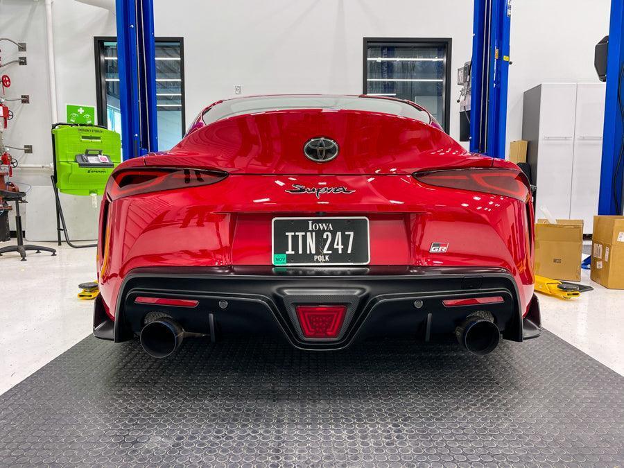 Smoked or Red Aftermarket F1 Overlay - 2020+ Supra StickerFab