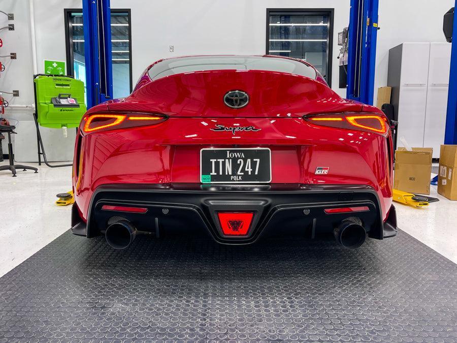 Smoked or Red Aftermarket F1 Overlay - 2020+ Supra StickerFab