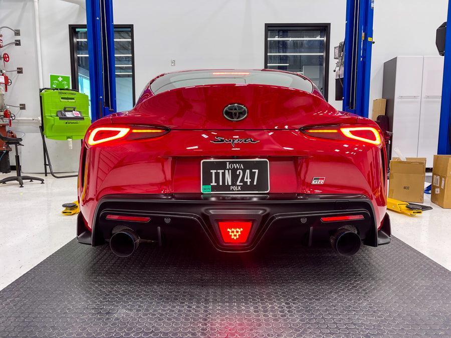 Smoked or Red Aftermarket F1 Overlay - 2020+ Supra StickerFab