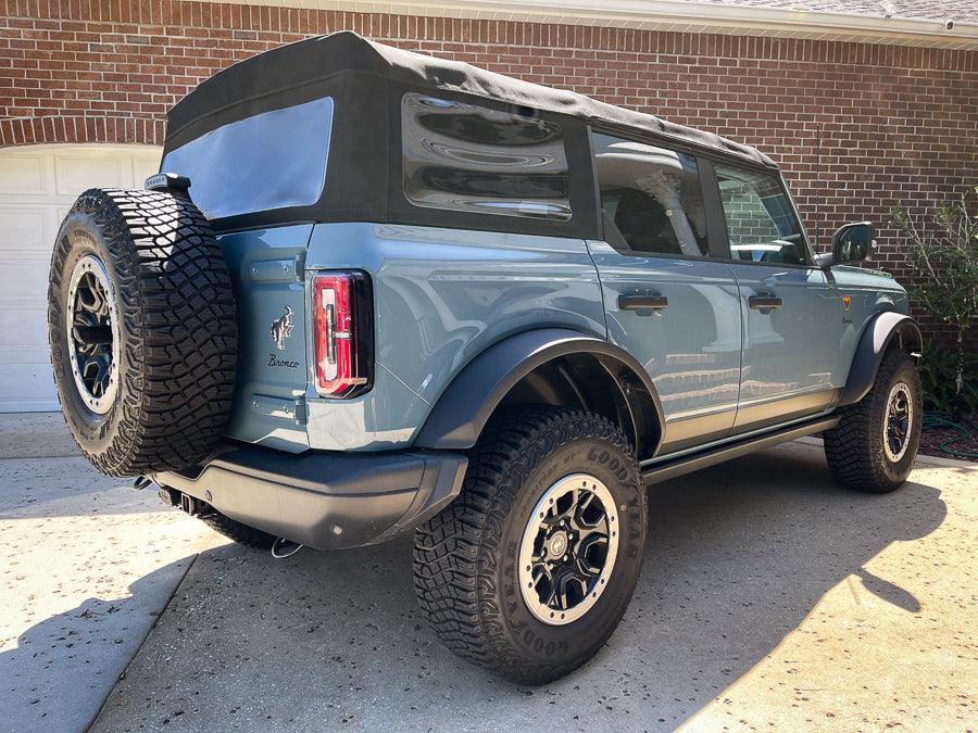 Smoked Sidemarker Overlays (Front and Rear) - 2021+ Bronco (w/ LED Taillights) StickerFab