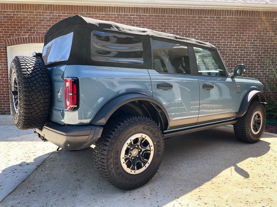 Smoked Sidemarker Overlays (Front and Rear) - 2021+ Bronco (w/ LED Taillights) StickerFab