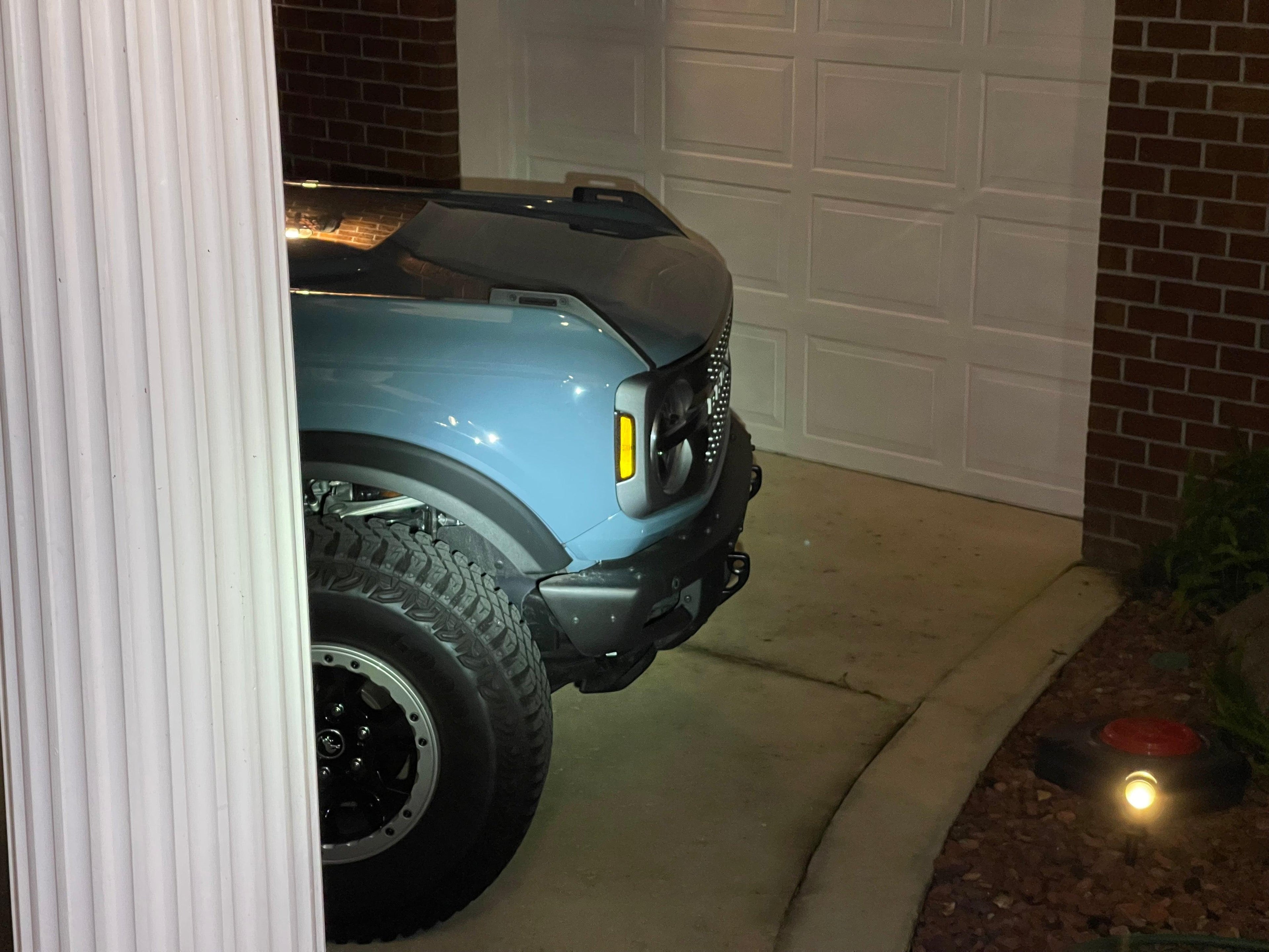 Smoked Sidemarker Overlays (Front and Rear) - 2021+ Bronco (w/ LED Taillights) StickerFab