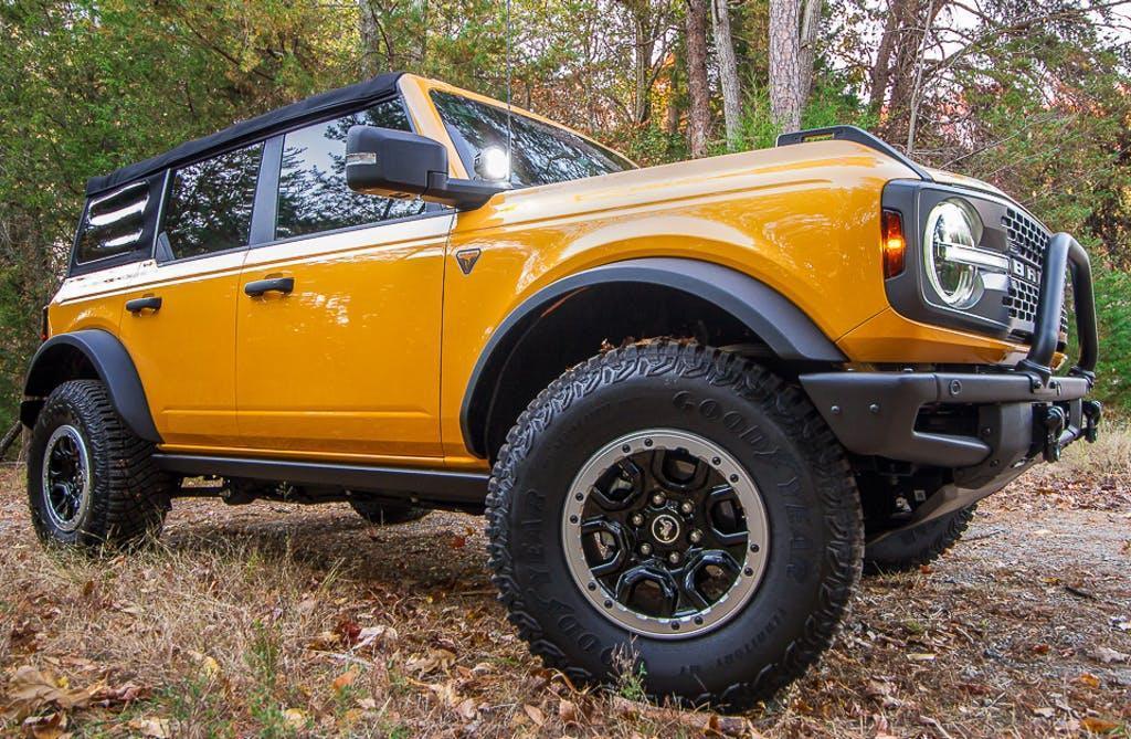 Smoked Sidemarker Overlays (Front Only) - 2021+ Bronco (ALL) StickerFab