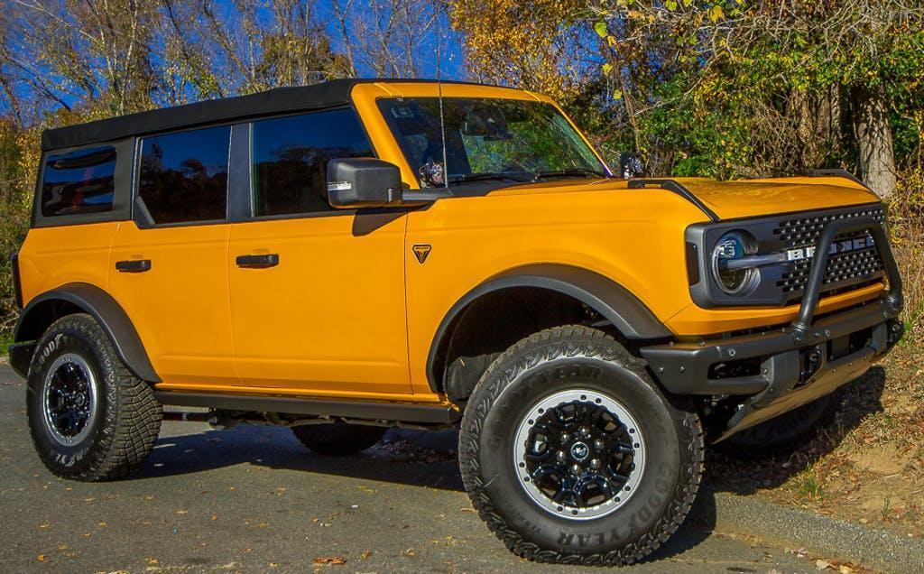 Smoked Sidemarker Overlays (Front Only) - 2021+ Bronco (ALL) StickerFab