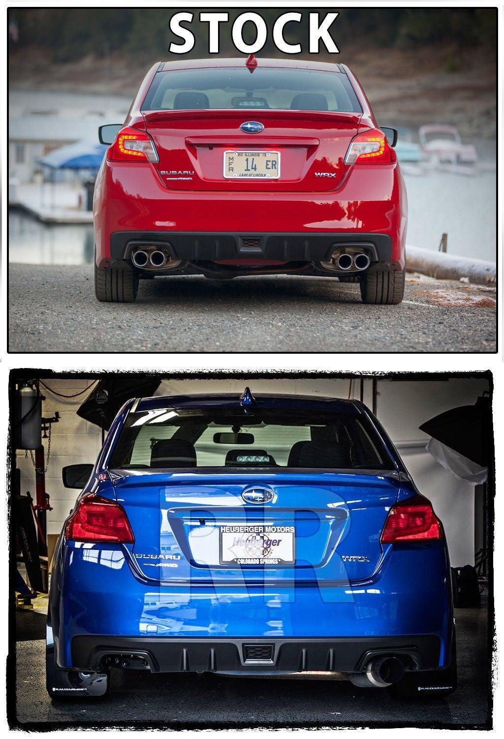 Smoked Tail Light Overlays (Dark, Light, Red, or Yellow) for 2015-2020 Subaru WRX / STI StickerFab