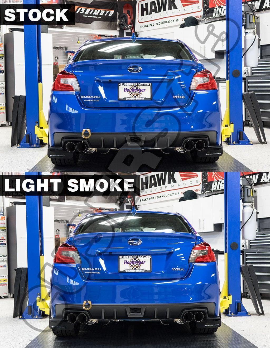 Smoked Tail Light Overlays (Dark, Light, Red, or Yellow) for 2015-2020 Subaru WRX / STI StickerFab