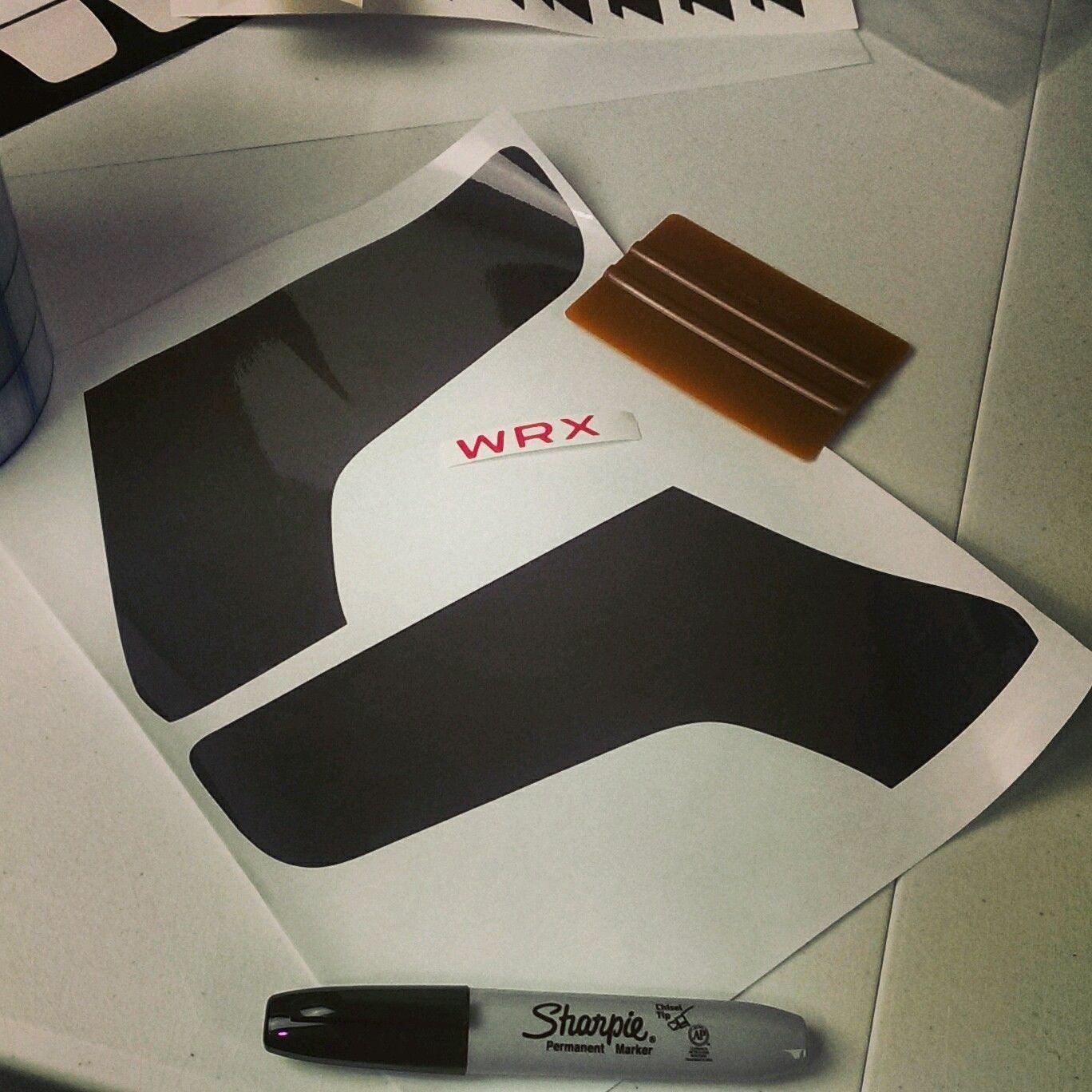 Smoked Tail Light Overlays (Dark, Light, Red, or Yellow) for 2015-2020 Subaru WRX / STI StickerFab
