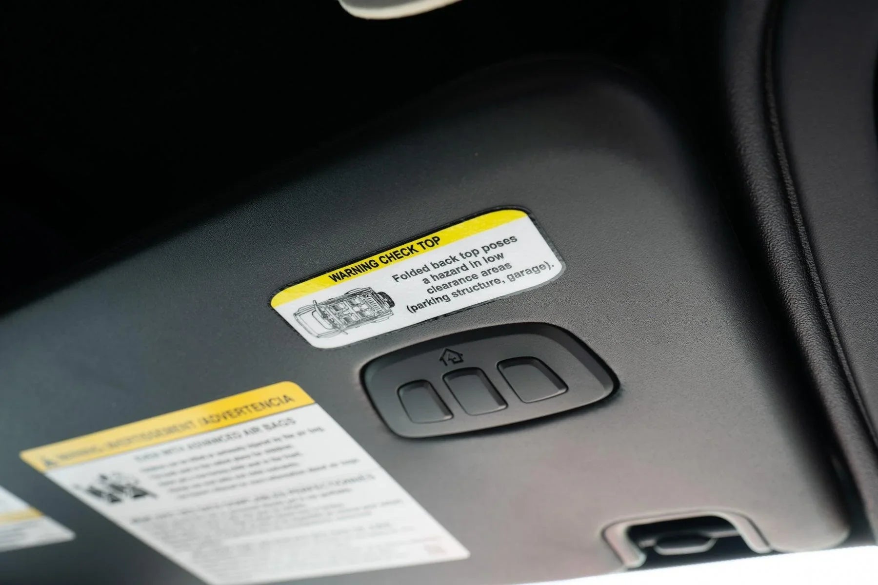 Soft Top Warning Labels - 2021+ Bronco StickerFab