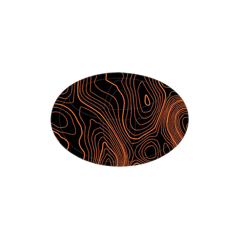 Front OEM Cover Topographic Overlays - *2024+ Tacoma / *2025+ 4Runner StickerFab