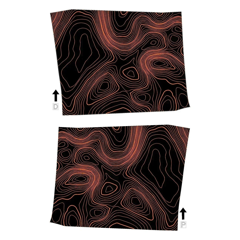 Topographic Glovebox Panel Protection - 2024+ Land Cruiser StickerFab