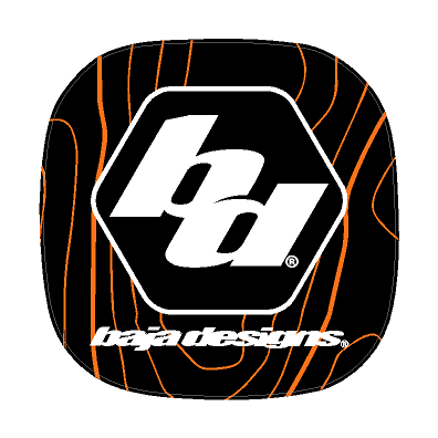 Baja Designs XL Topo Light Cover Overlays  - Universal StickerFab