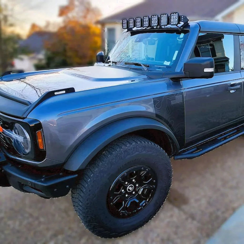 Topo American Flag Fender Overlays - 2021+ Bronco StickerFab