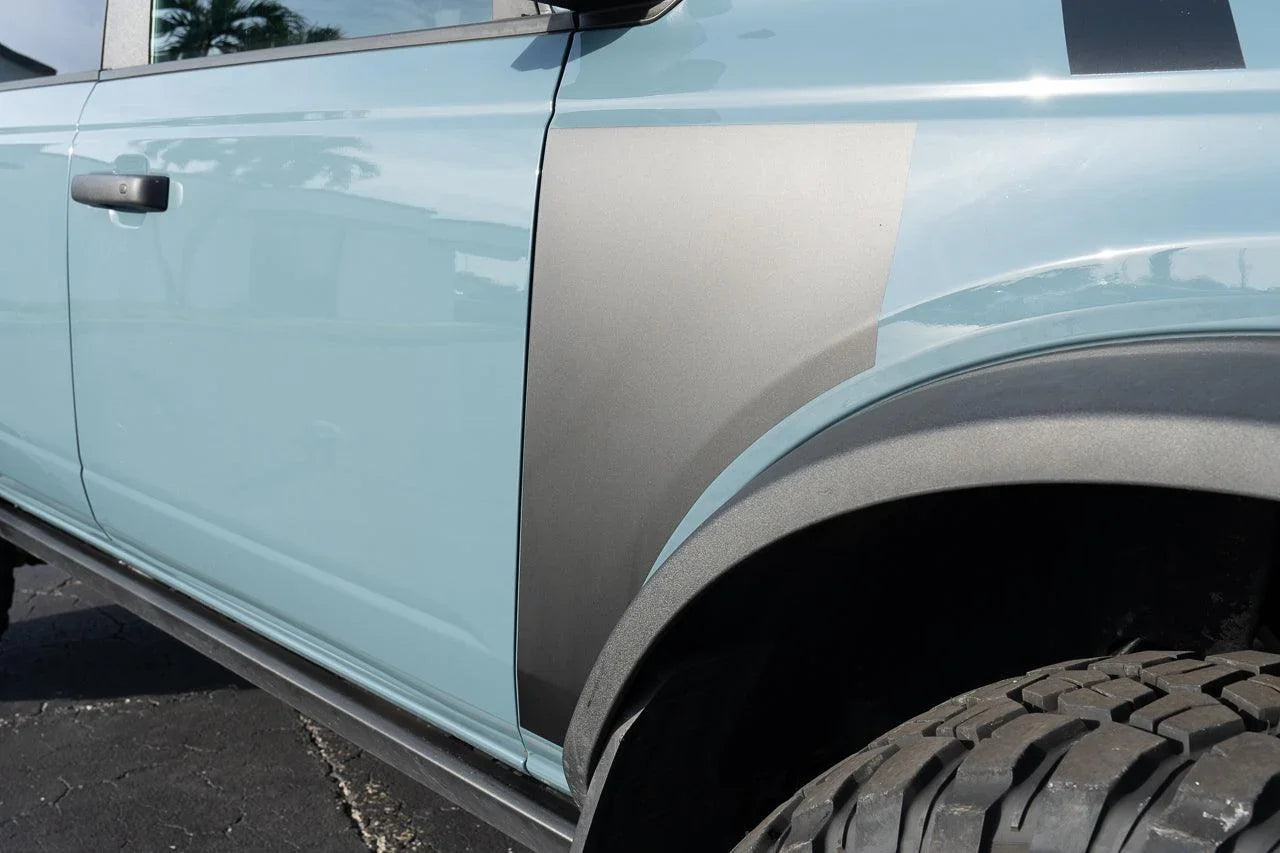 Solid Fender Overlays - 2021+ Bronco StickerFab