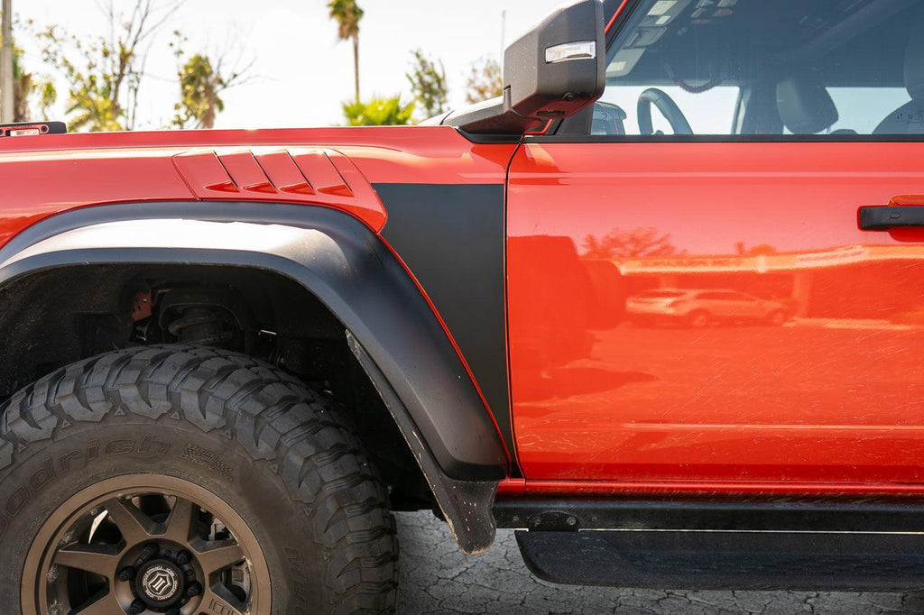 Solid Fender Overlays - 2022+ Bronco Raptor StickerFab