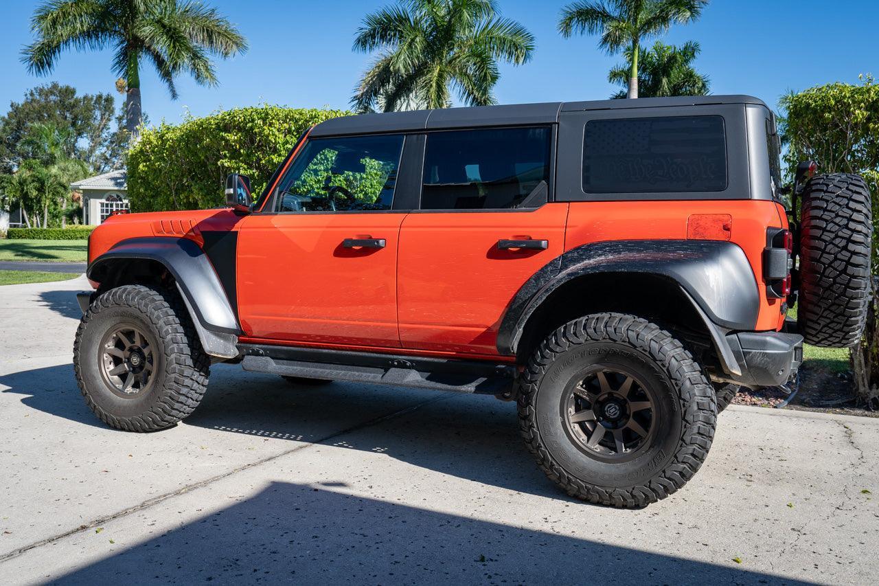 Solid Fender Overlays - 2022+ Bronco Raptor StickerFab