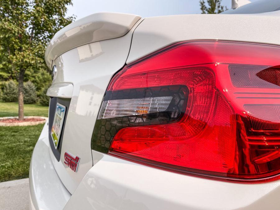 Special Edition C-Cut Tail Light Overlays - 2015-2021 Subaru WRX / STI StickerFab
