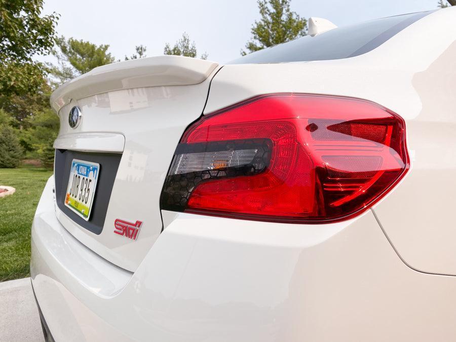 Special Edition C-Cut Tail Light Overlays - 2015-2021 Subaru WRX / STI StickerFab