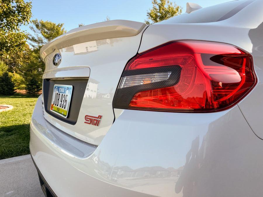 Special Edition C-Cut Tail Light Overlays - 2015-2021 Subaru WRX / STI StickerFab