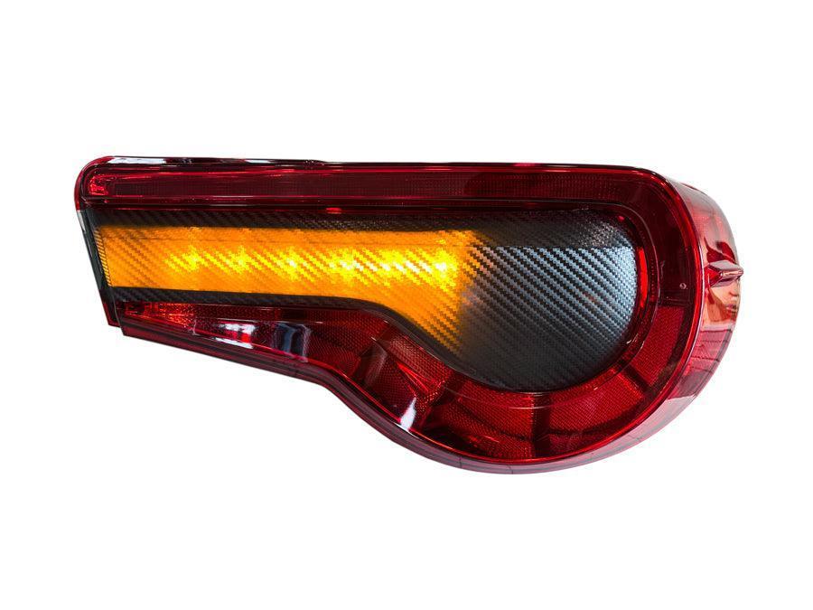 Special Edition Dark Smoke Carbon Fiber Tail Light Overlays - 2017-2021 Toyota 86 / Subaru BRZ StickerFab