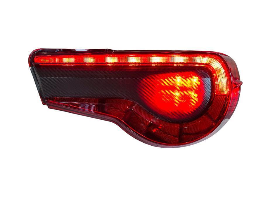Special Edition Dark Smoke Carbon Fiber Tail Light Overlays - 2017-2021 Toyota 86 / Subaru BRZ StickerFab