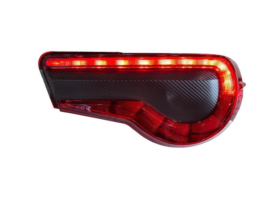Special Edition Dark Smoke Carbon Fiber Tail Light Overlays - 2017-2021 Toyota 86 / Subaru BRZ StickerFab