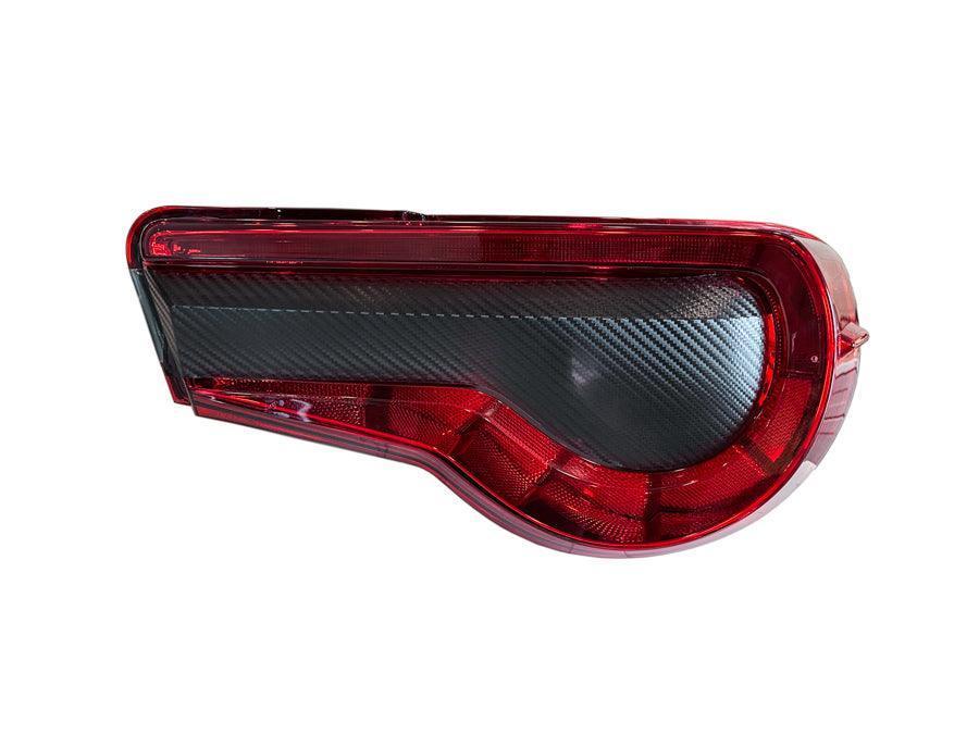 Special Edition Dark Smoke Carbon Fiber Tail Light Overlays - 2017-2021 Toyota 86 / Subaru BRZ StickerFab