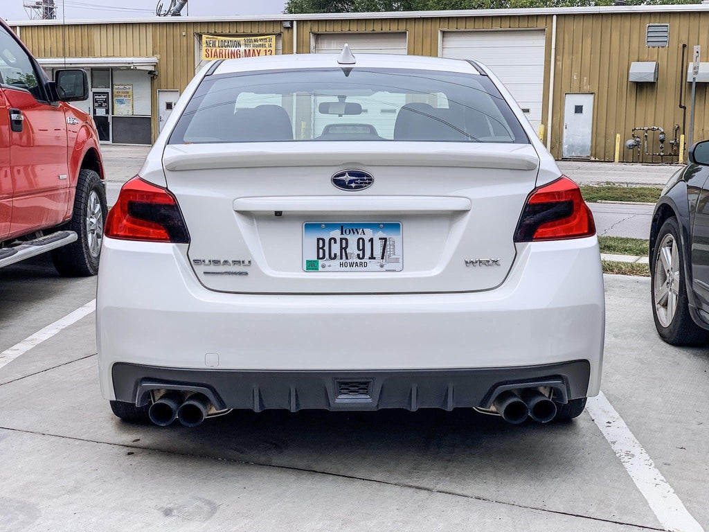 Special Edition Dark Smoke Honeycomb Tail Light Overlays - 2015-2021 WRX / STI StickerFab
