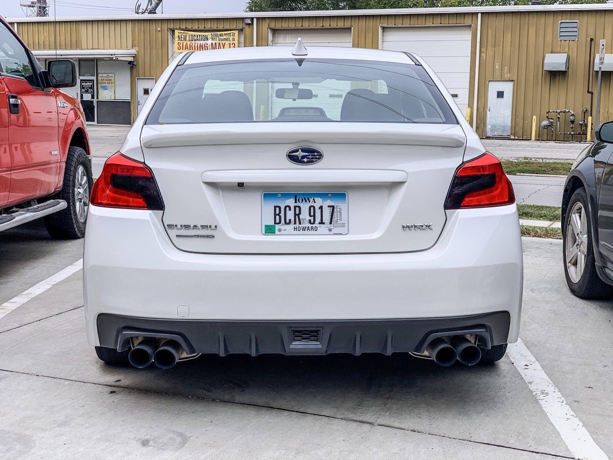 Special Edition Dark Smoke Honeycomb Tail Light Overlays - 2015-2021 WRX / STI StickerFab