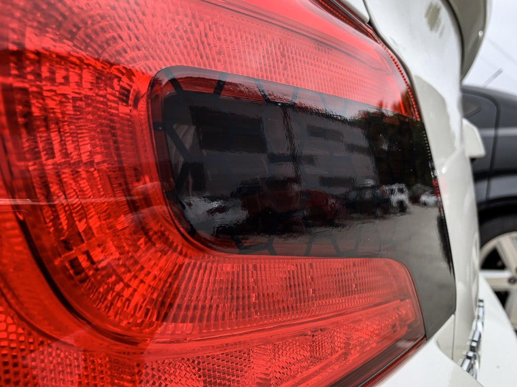 Special Edition Dark Smoke Honeycomb Tail Light Overlays - 2015-2021 WRX / STI StickerFab