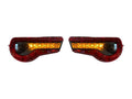 Special Edition Dark Smoke Honeycomb Tail Light Overlays - 2017-2021 Toyota 86 / Subaru BRZ StickerFab