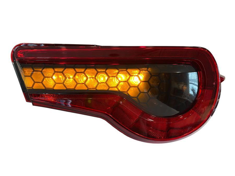 Special Edition Dark Smoke Honeycomb Tail Light Overlays - 2017-2021 Toyota 86 / Subaru BRZ StickerFab
