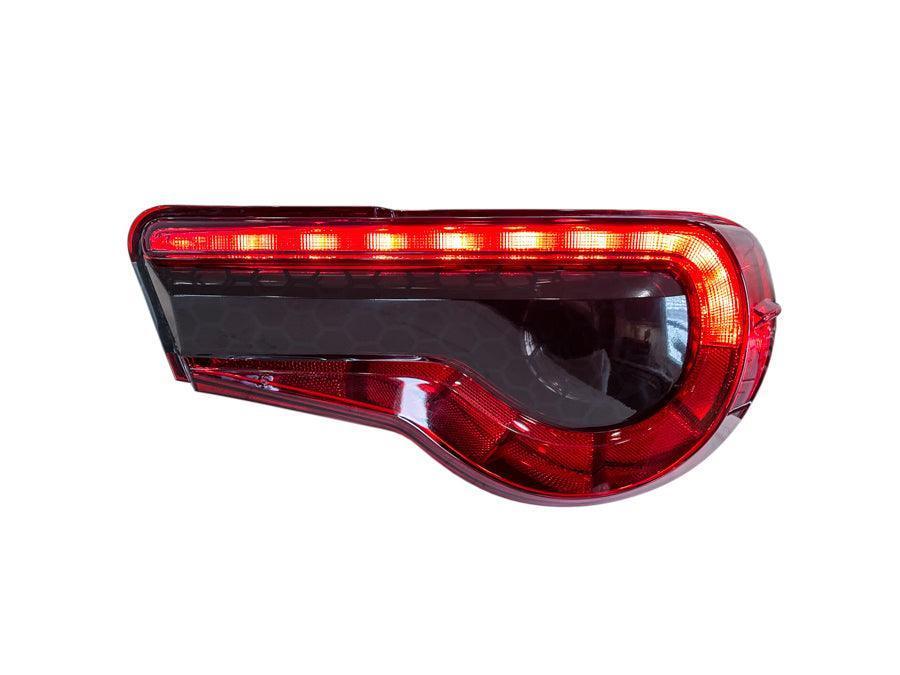 Special Edition Dark Smoke Honeycomb Tail Light Overlays - 2017-2021 Toyota 86 / Subaru BRZ StickerFab