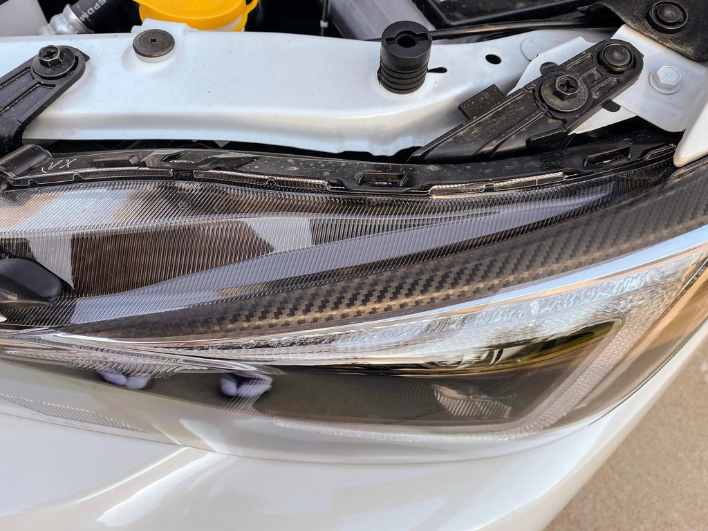 Special Edition Dark Smoke Stealth Headlight Overlays - 2015-2020 WRX / STI StickerFab