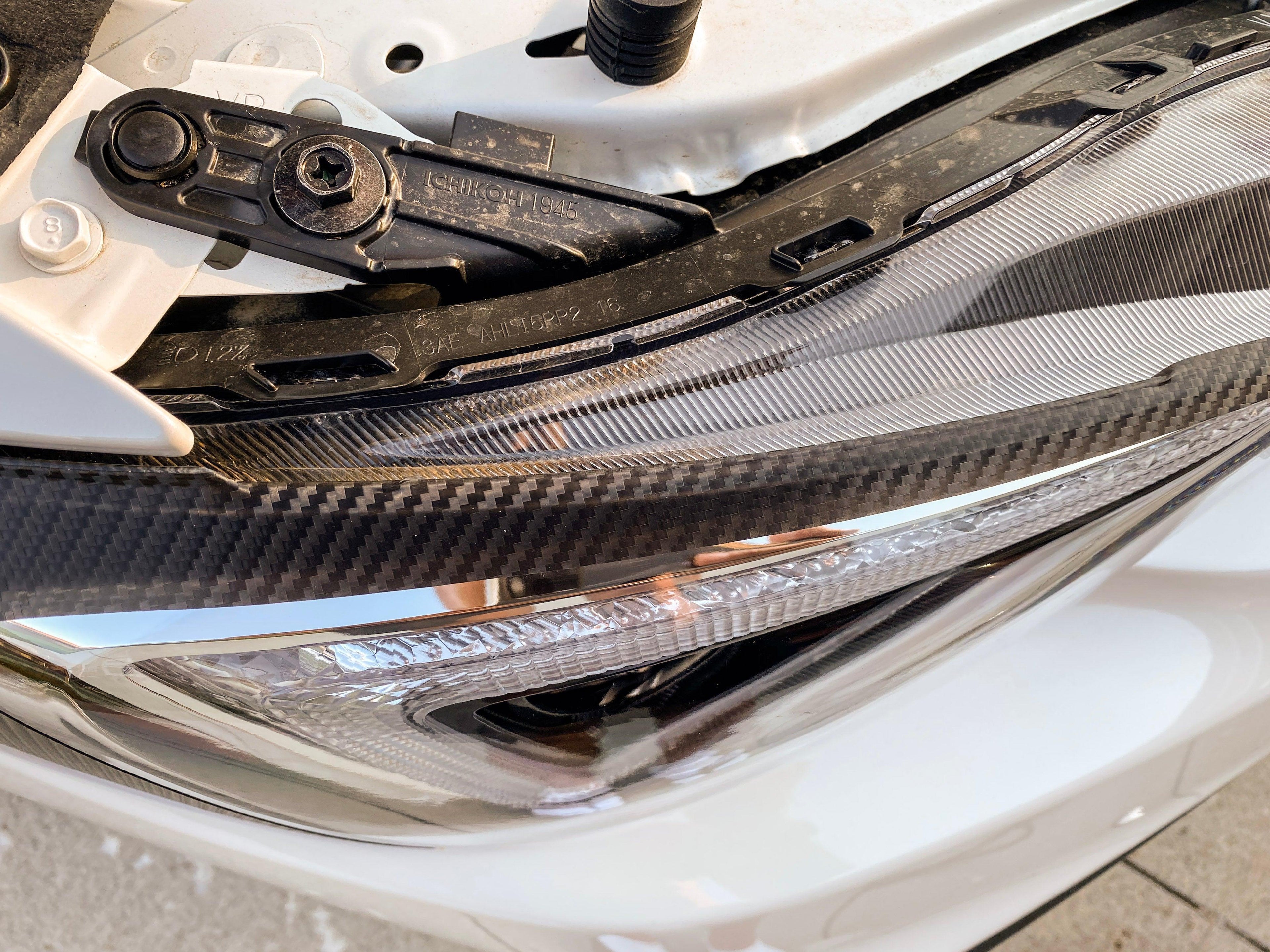 Special Edition Dark Smoke Stealth Headlight Overlays - 2015-2020 WRX / STI StickerFab