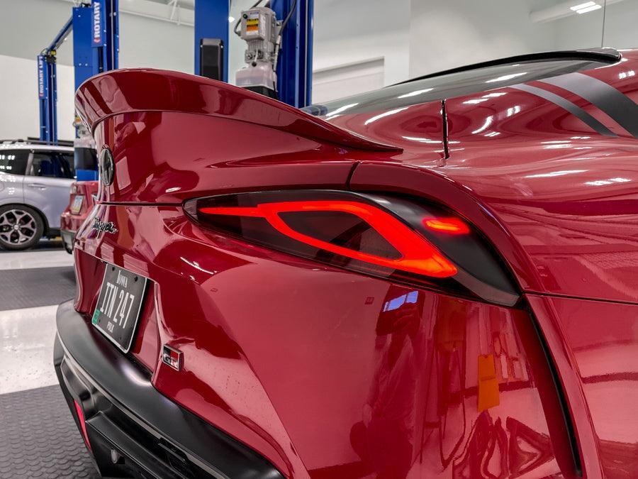 Special Edition Tail Light Overlay (Top) - 2020+ Supra StickerFab