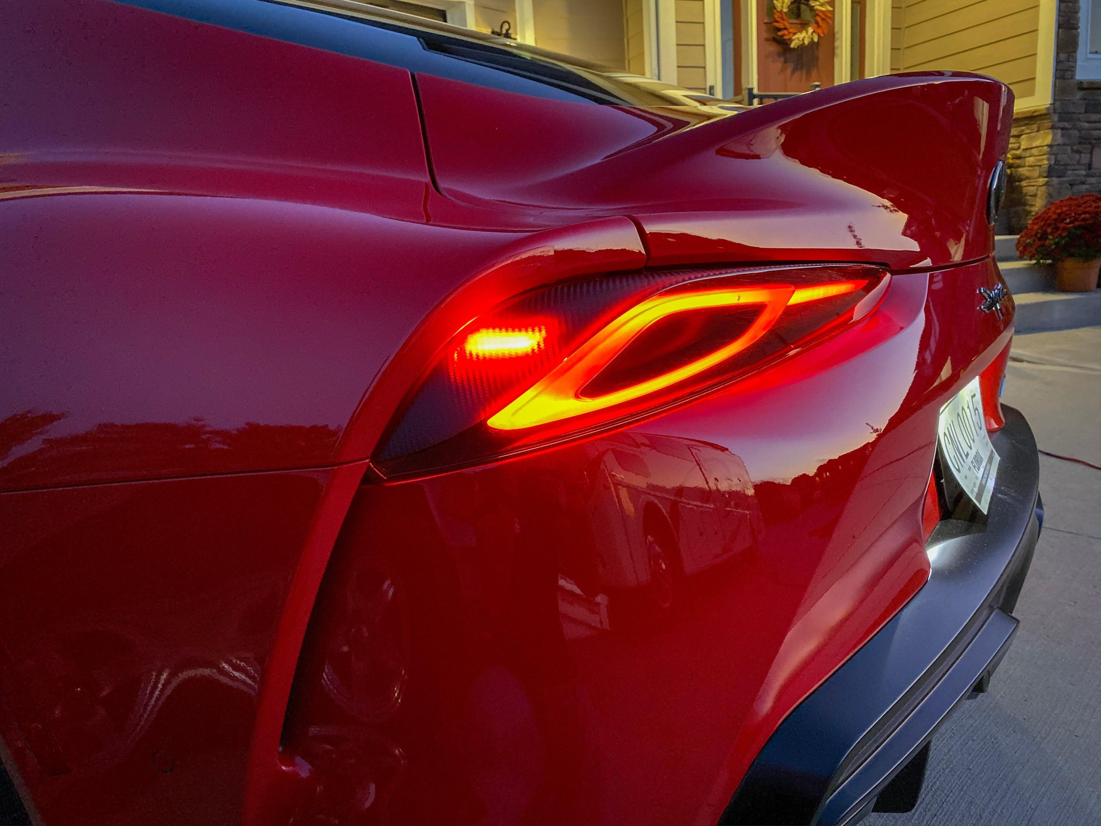 Special Edition Tail Light Overlay (Top) - 2020+ Supra StickerFab