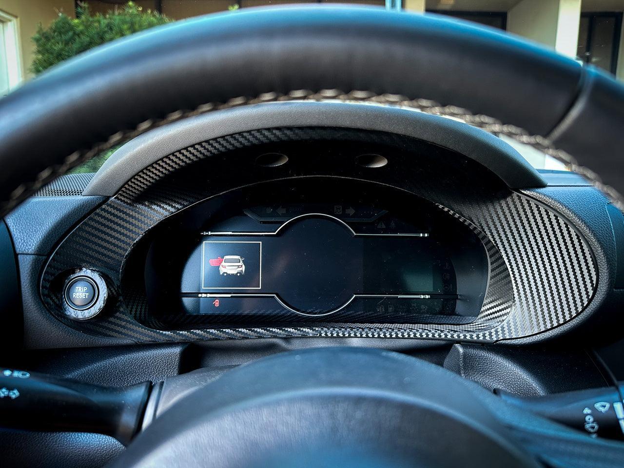 Speedometer Cluster 3D Carbon Overlay (5 Pieces) - 2022+ BRZ / GR86 StickerFab